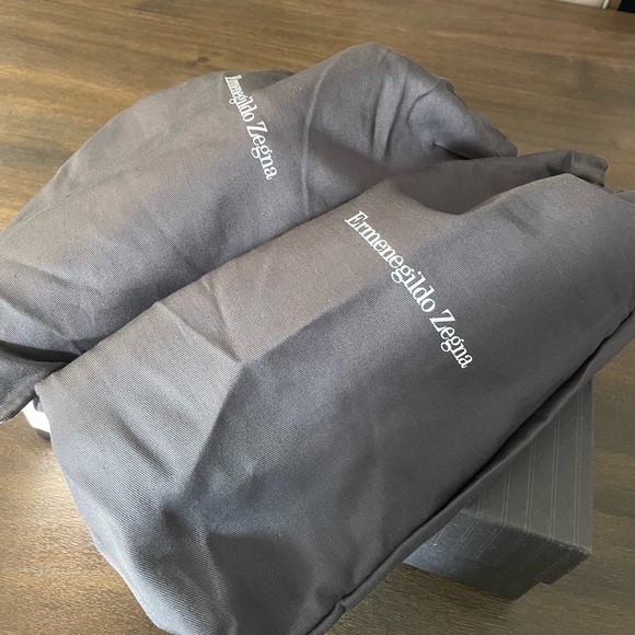 Zegna white sneakers men size 10 - Picture 4 of 9